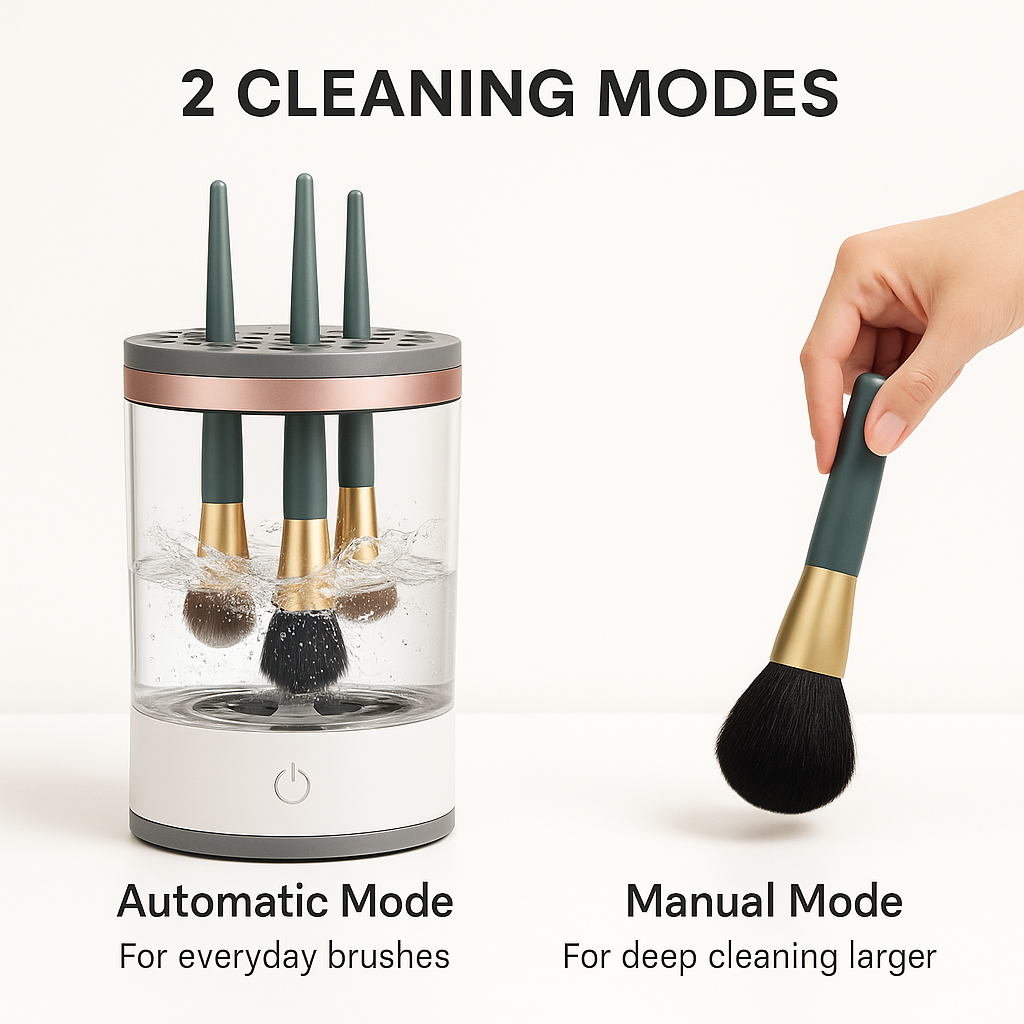 Limpiador automático de brochas de maquillaje - Mynauvra™