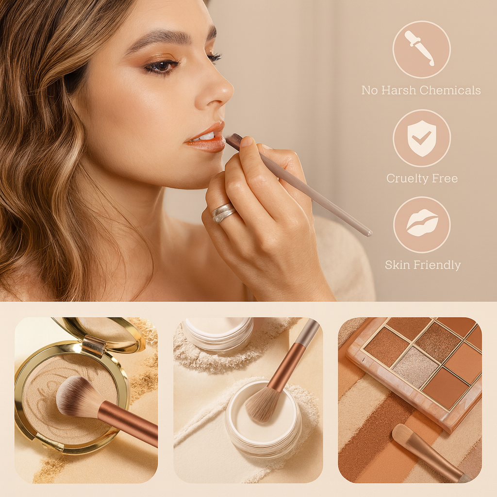 Set Profesional de 13 Brochas Mynauvra™ – Suavidad, Precisión y Maquillaje Perfecto