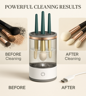 Limpiador automático de brochas de maquillaje - Mynauvra™