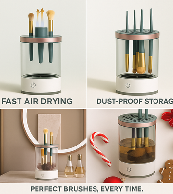 Limpiador automático de brochas de maquillaje - Mynauvra™